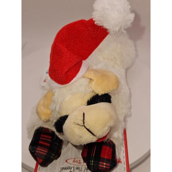 Lamb Chop Holiday Edition Plush Dog Toy 8” w/ squeaker small breed - BNWT - Picture 3 of 3
